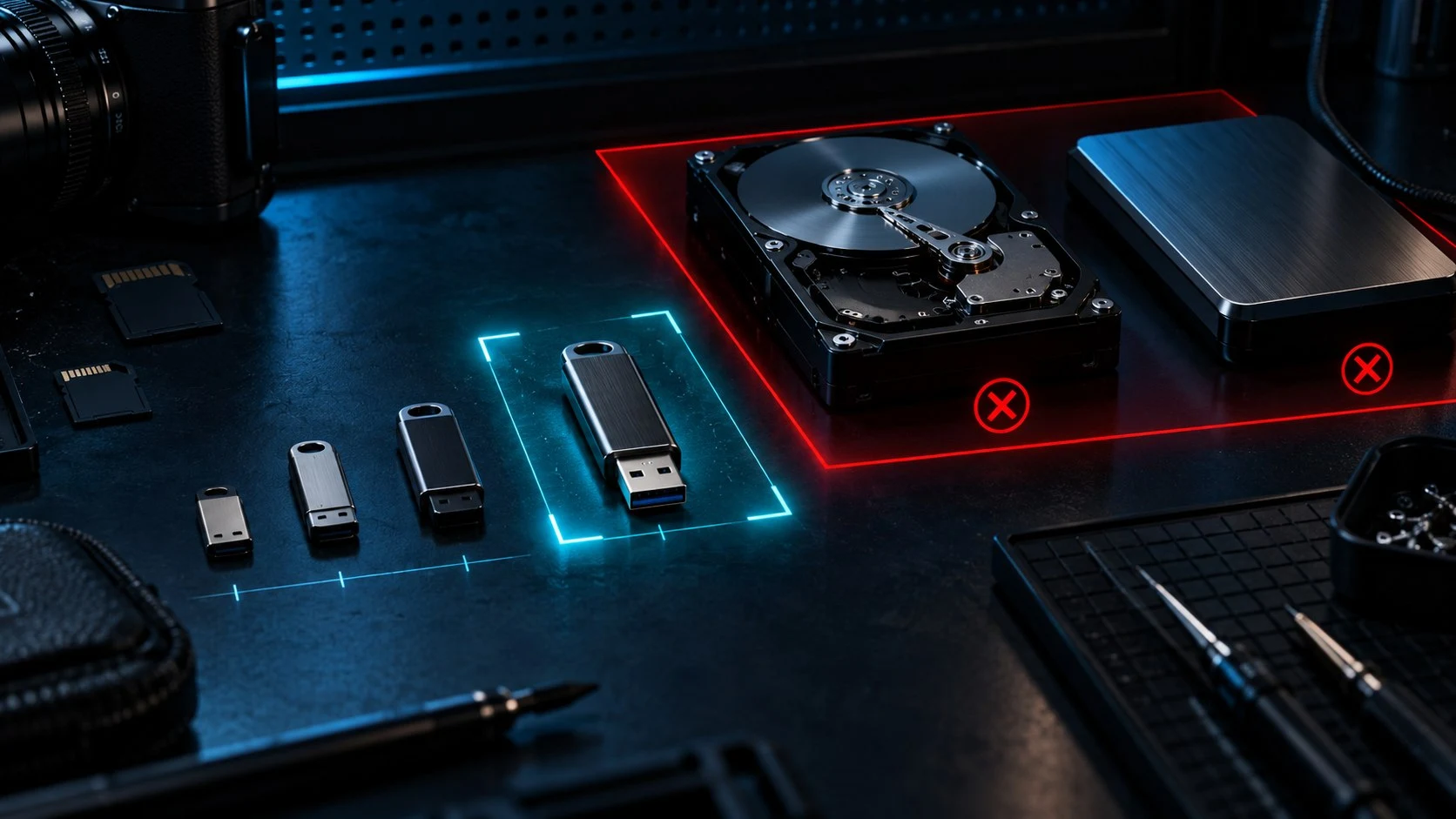 USB Builder editorial illustration